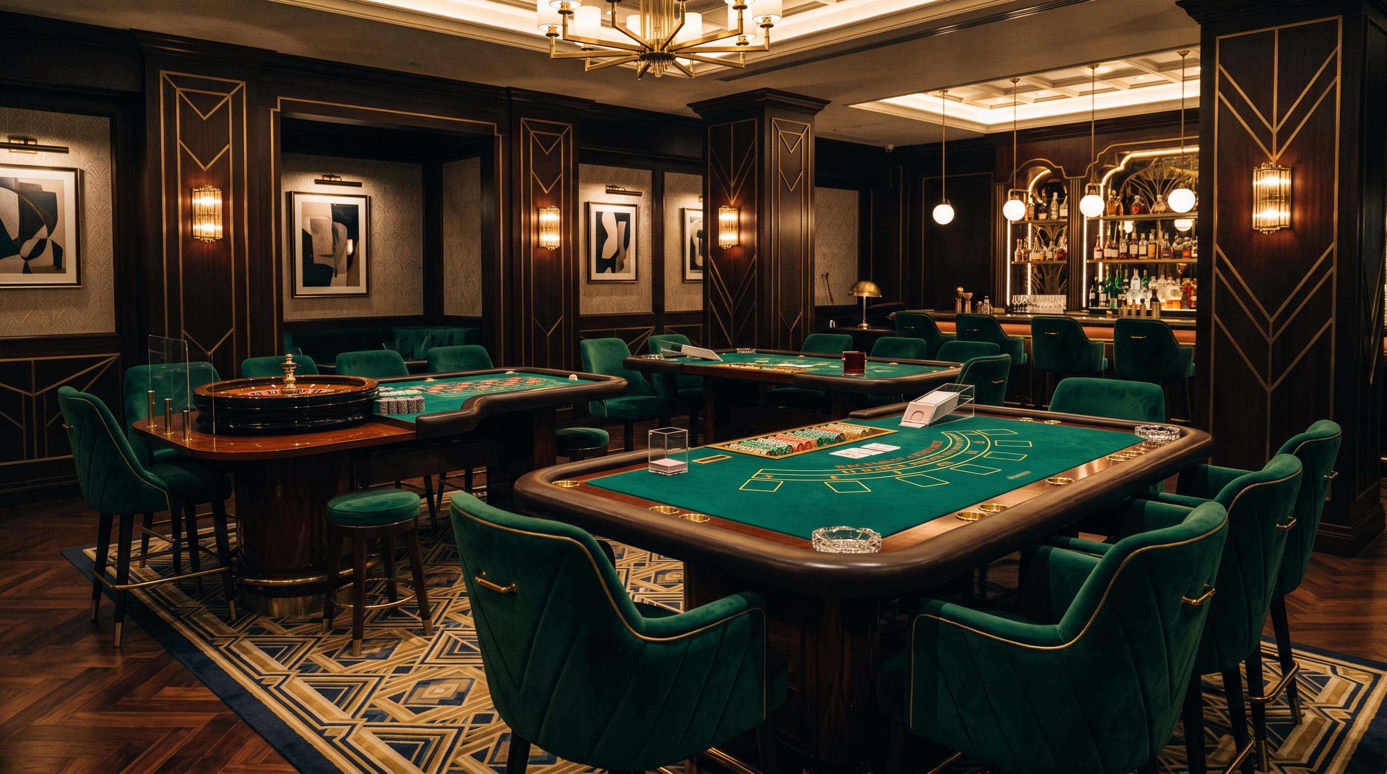 Private members club entertainment lounge